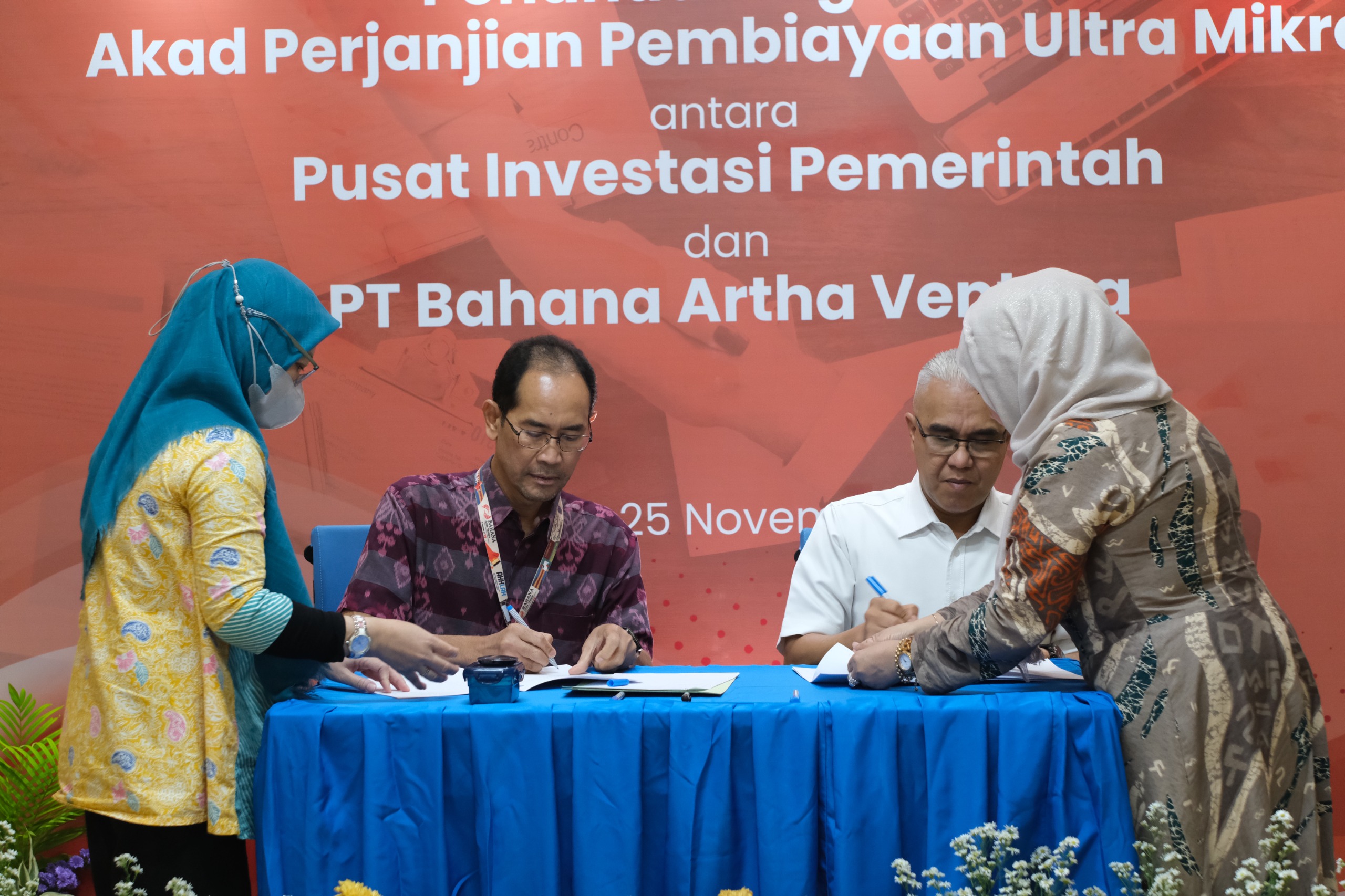 Penandatanganan akad perjanjian antara PIP dengan PT BAV